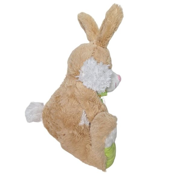 Best Made Toys Easter Bunny Plush Stuffed Animal Brown White 20" - Picture 2 of 6